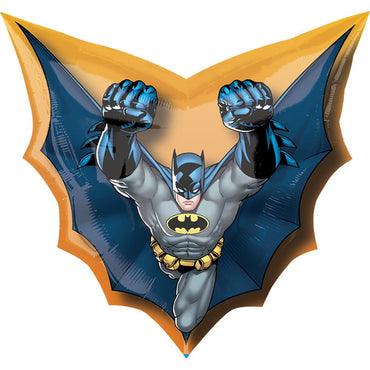 Batman Cape Shape Foil Balloon 28 x 27in Balloons & Streamers - Party Centre