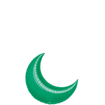 Green Crescent Mini Shape Balloon 10in Balloons & Streamers - Party Centre