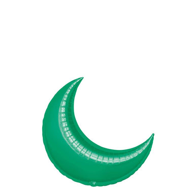 Green Crescent Mini Shape Balloon 17in Balloons & Streamers - Party Centre