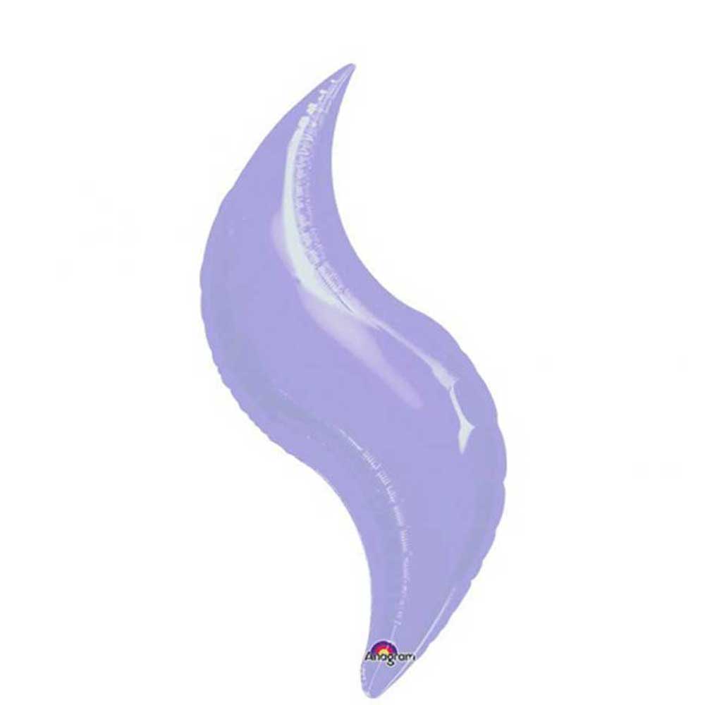 Lilac Curve Super Shape Balloon 36in Balloons & Streamers - Party Centre