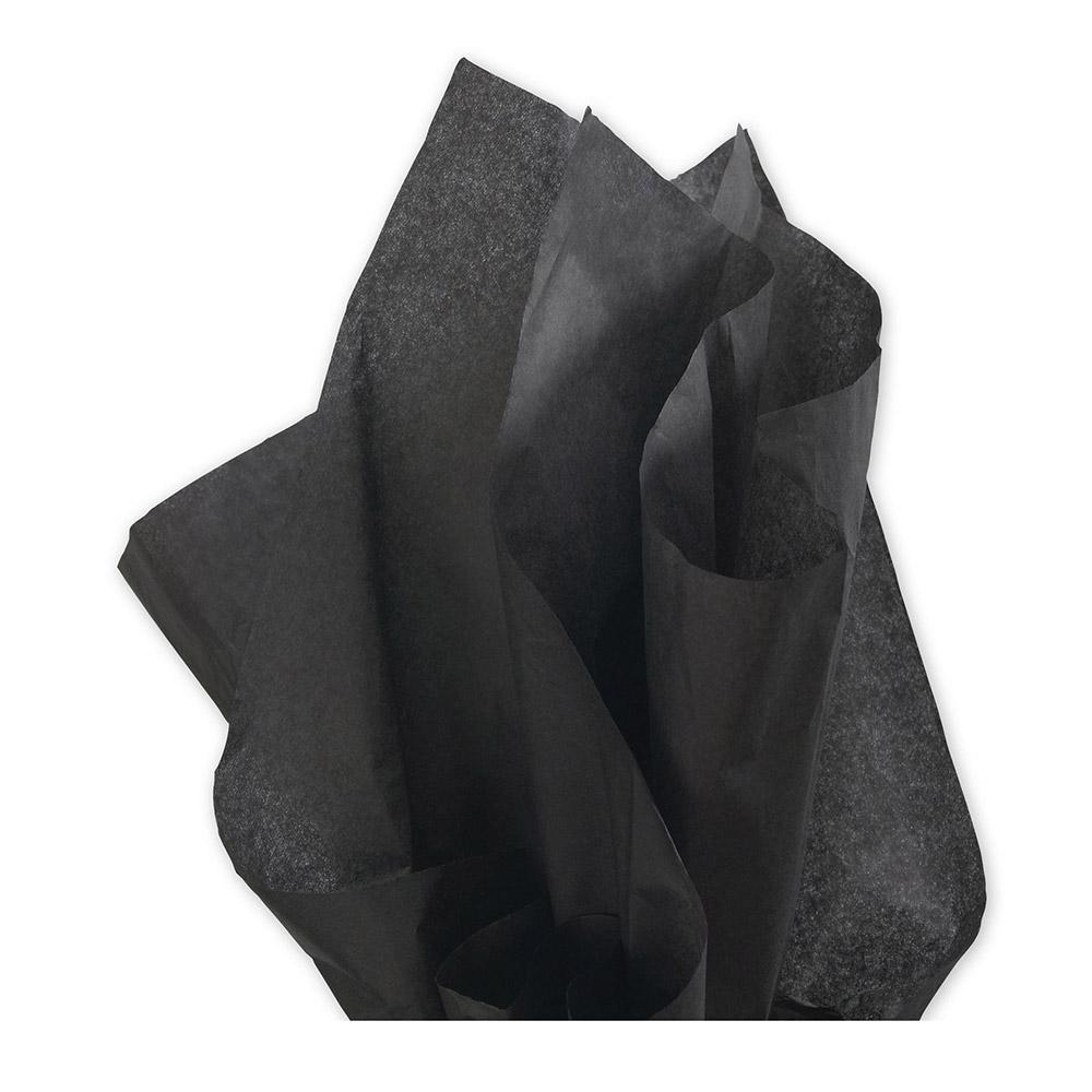 Black Wrapping Tissue Paper 20in x 20in, 20pcs Party Favors - Party Centre