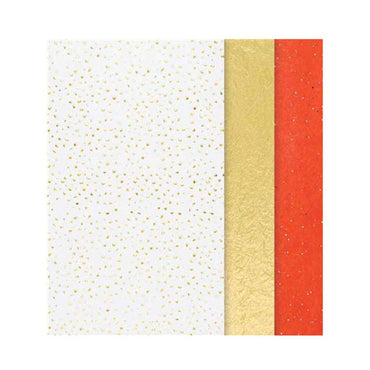 Metallic Hot Stamped Wrapping Tissue 30pcs Party Favors - Party Centre