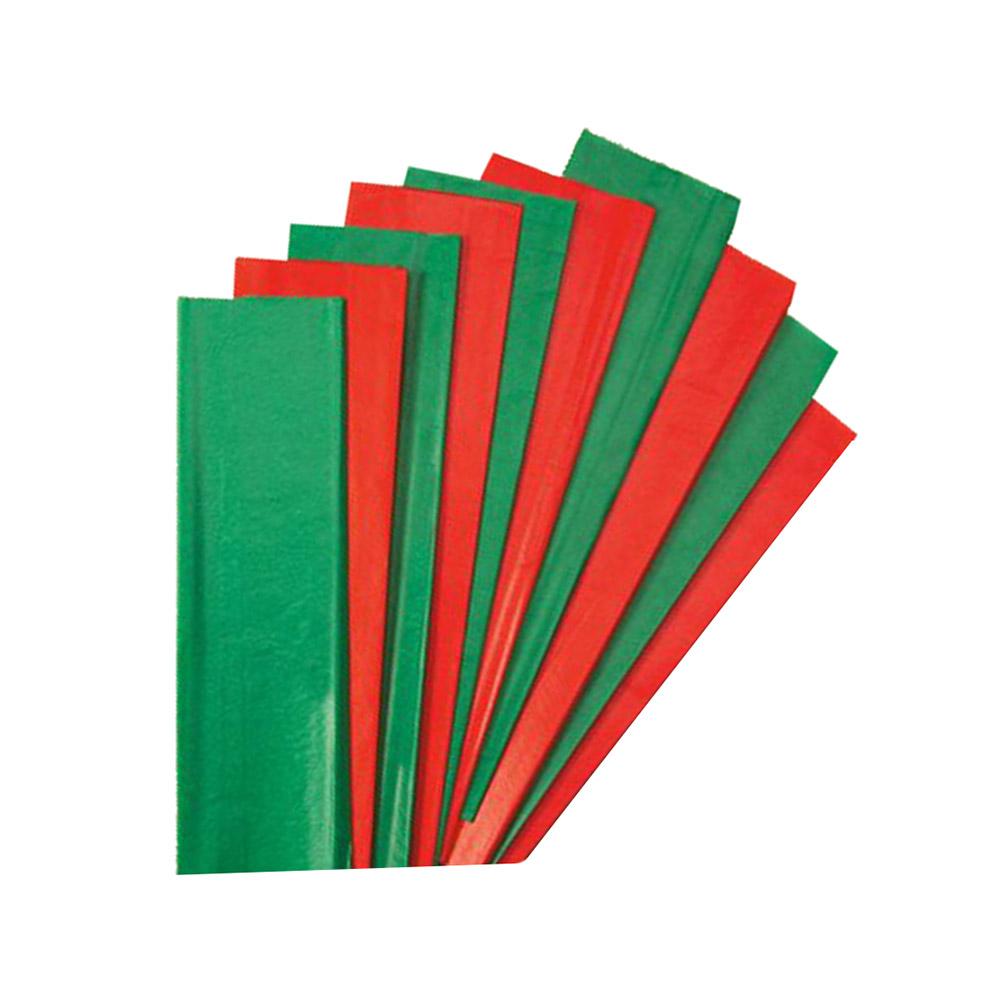 Red & Green Wrapping Tissue 40pcs Party Favors - Party Centre