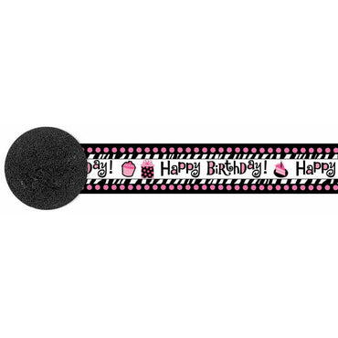 Another Year of Fabulous Crepe Streamer 30ft Decorations - Party Centre