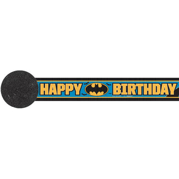 Batman Crepe Streamer Decorations - Party Centre
