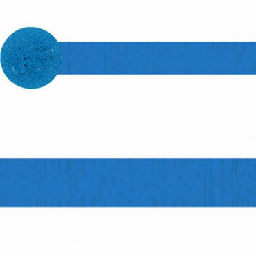 Sapphire Blue Crepe Streamer Decorations - Party Centre