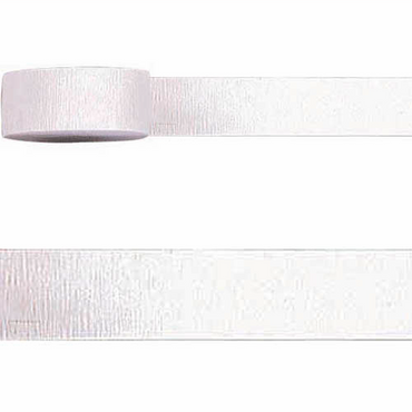 Frosty White Crepe Streamer Decorations - Party Centre