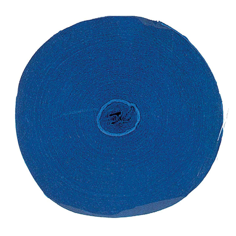 Bright Royal Blue Crepe Streamer Decorations - Party Centre