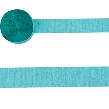 Robin's Egg Crepe Streamer 4.4cmx24.7m Decorations - Party Centre