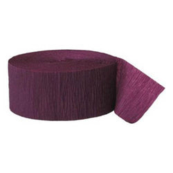 Sangria Crepe Streamer