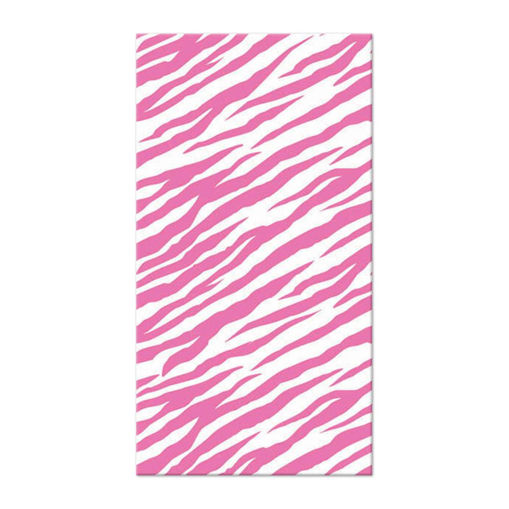 Pink Zebra Wrapping Tissue Paper 8pcs Party Favors - Party Centre