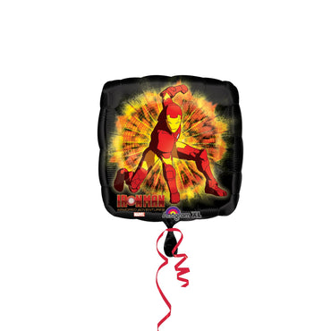 Iron Man Armored Adventure Square Foil Balloon 18in Balloons & Streamers - Party Centre