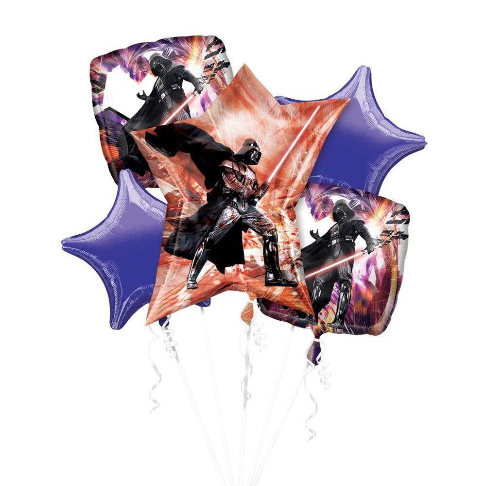 Star Wars Bouquet 5ct Balloons & Streamers - Party Centre
