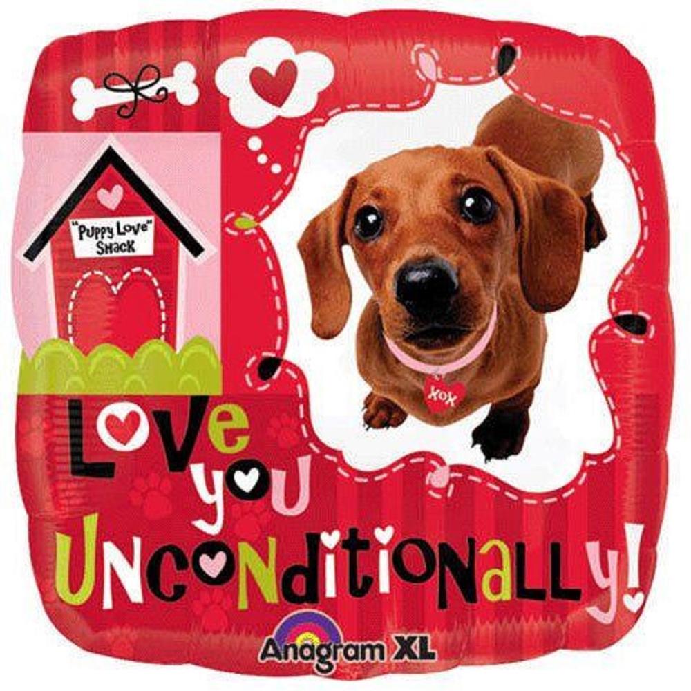 Unconditional Love Foil Balloon 18in Balloons & Streamers - Party Centre