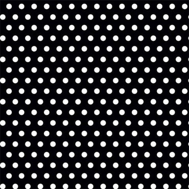 Polka Dot Black Gift Wrap 16ft x 30in Party Favors - Party Centre