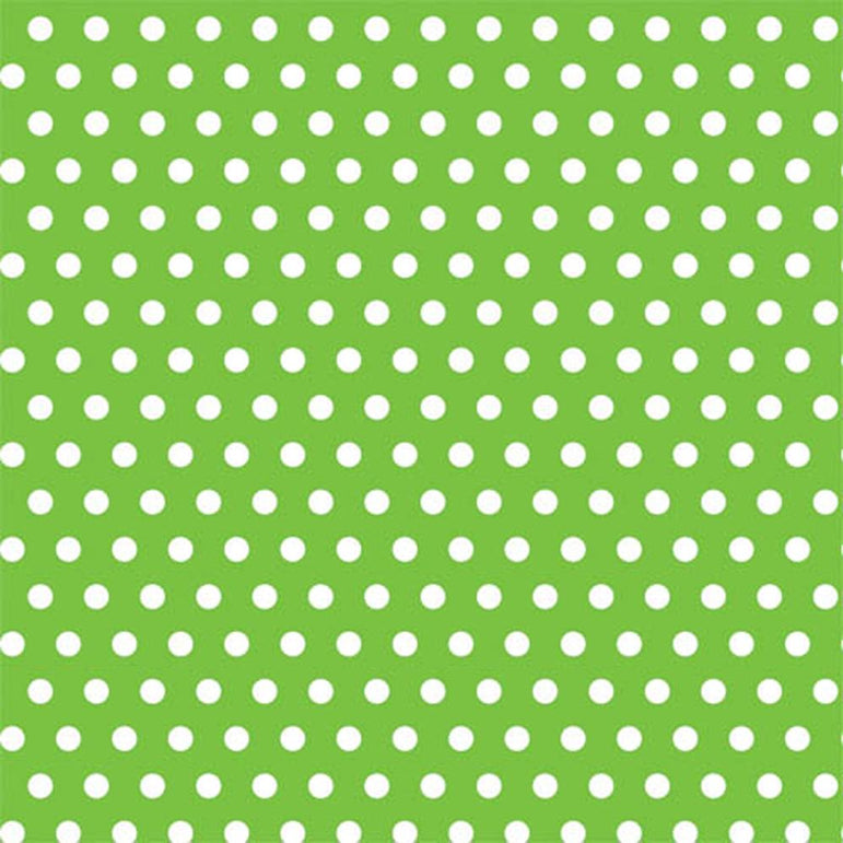Polka Dot Kiwi Gift Wrap 16ft x 30in Party Favors - Party Centre