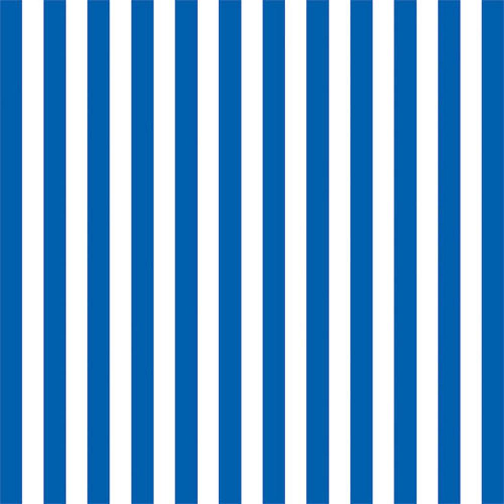 Stripe Royal Blue Gift Wrap 16ft x 30in Party Favors - Party Centre