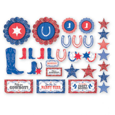Western Cutouts Mega Value Pack Decorations - Party Centre