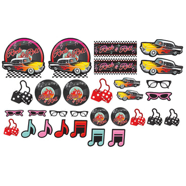 Classic 50's Mega Value Pack Cutouts 30pcs