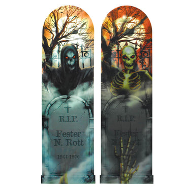 Spooky Lenticular Sign Decorations - Party Centre