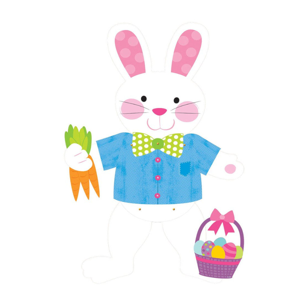 Rabbit Jointed Cutout 35 Inches Decorations - Party Centre