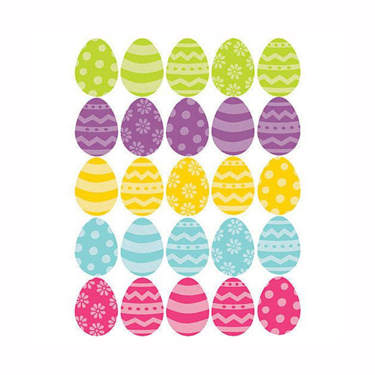 Easter Mini Glitter Cutouts 2.50in, 50pcs Decorations - Party Centre