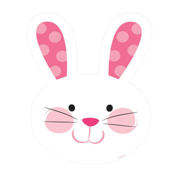 Easter Bunny Cutout 8in Decorations - Party Centre