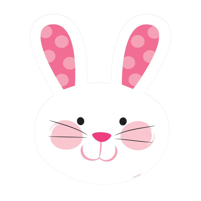 Easter Bunny Cutout 8in Decorations - Party Centre
