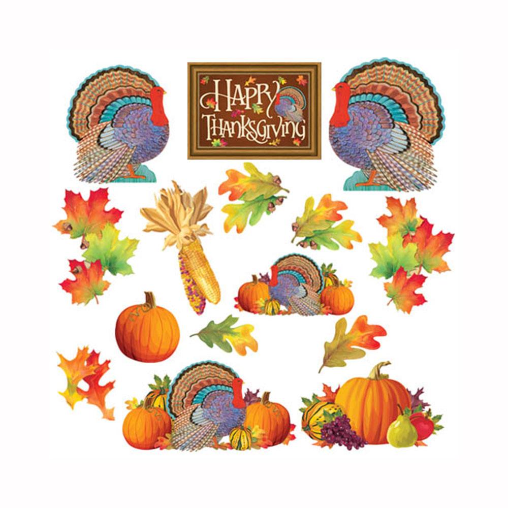 Thanksgiving Cutouts Mega Value Pack 30pcs Decorations - Party Centre