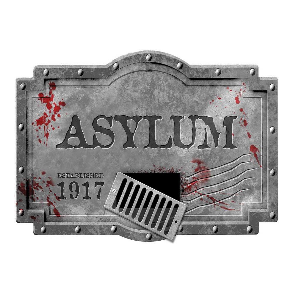 Asylum Styrofoam Sign Decorations - Party Centre