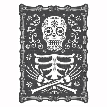 Black And Bone Lenticular Sign Decorations - Party Centre