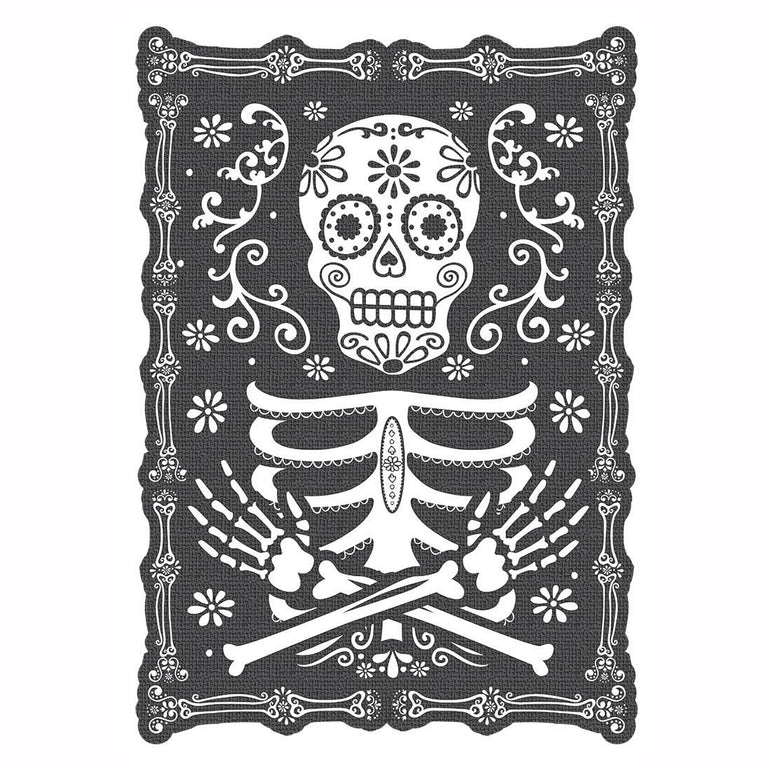 Black And Bone Lenticular Sign Decorations - Party Centre