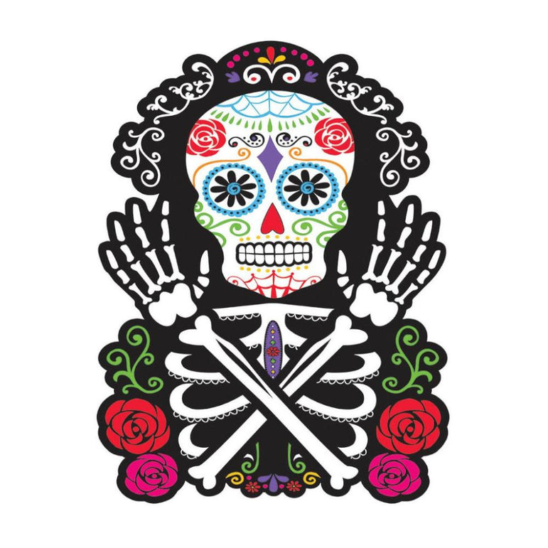 Black And Bone Cutouts 15in Decorations - Party Centre