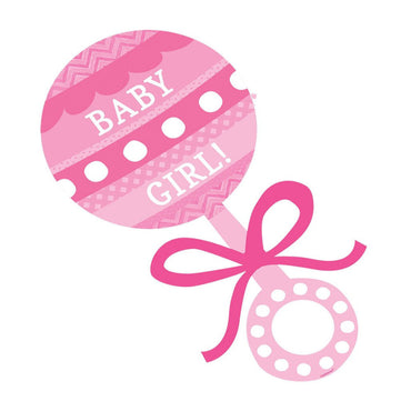 Baby Girl Generic Cutout 15in Decorations - Party Centre
