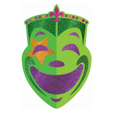 Comedy Glitter Cutout 12 x 8in Decorations - Party Centre