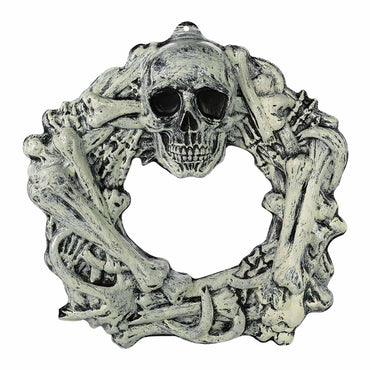 Boneyard Wreath Vaccum Form Decorations - Party Centre
