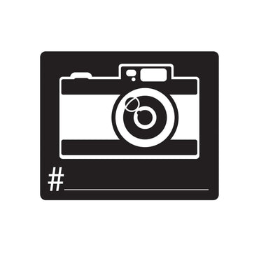 Photo Booth Camera Paper Cutout Decorations - Party Centre