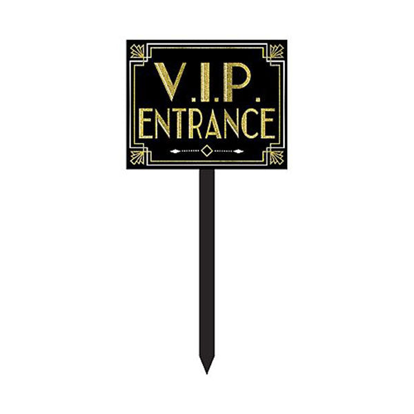 Glitz & Glam VIP Entrance Yard Stake Decorations - Party Centre