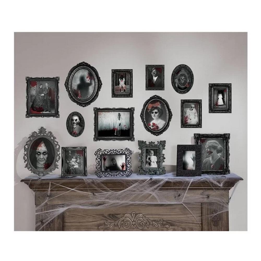 Dark Manor Gothic Frame Paper Cutouts 30pcs Decorations - Party Centre