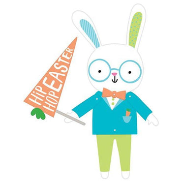 Hello Easter Bunny Joined Cutouts Decorations - Party Centre