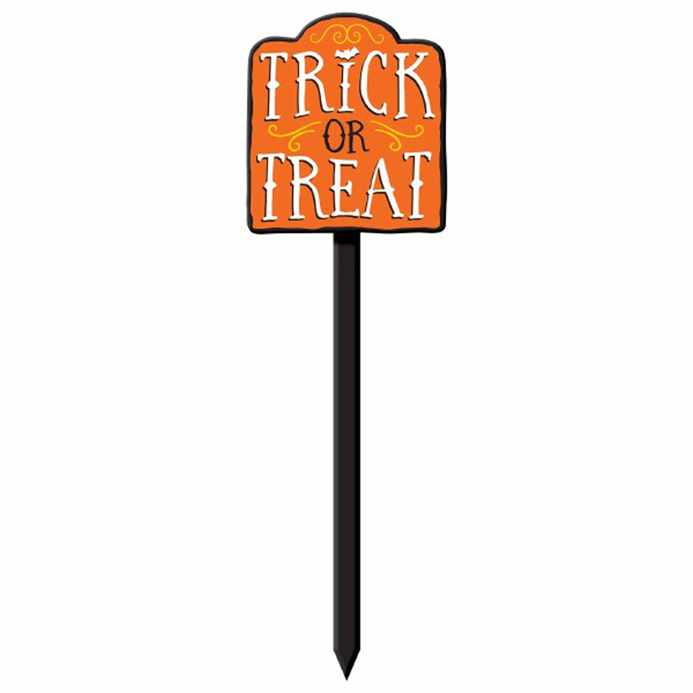 Trick Or Treat Yard Stake 37in x 11in