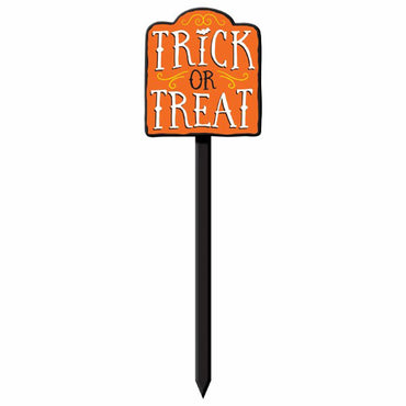 Trick Or Treat Yard Stake 37in x 11in