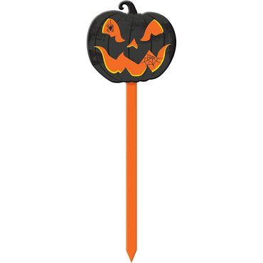 Jack O Lantern Yard Stake 36.5in x 12.5in