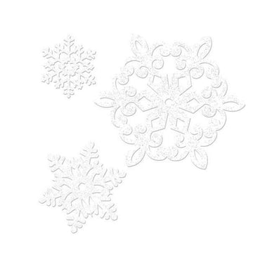 Christmas Glitter Mega Value Pack Cutouts 20pcs Decorations - Party Centre