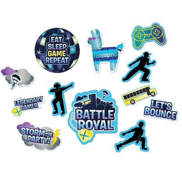 Battle Royal Cutouts Value Pack 12pcs Decorations - Party Centre