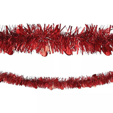Valentines Boa Garland Tinsel/Foil 9in