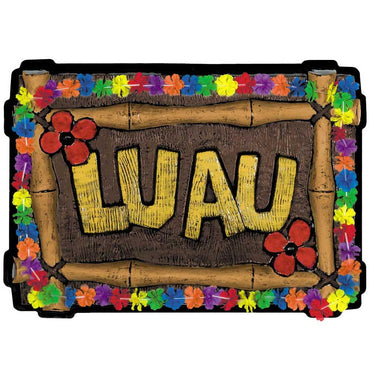 Luau Sign 17 x 23in Decorations - Party Centre