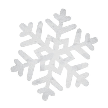 Snowflakes  Foil Cutout 10.5in Decorations - Party Centre