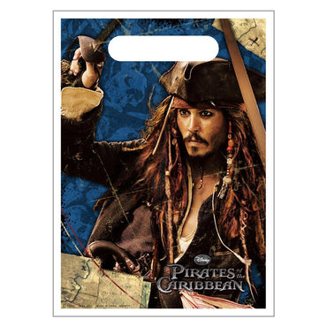 Pirates Of The Caribbean Treat Sacks 8pcs Favours - Party Centre
