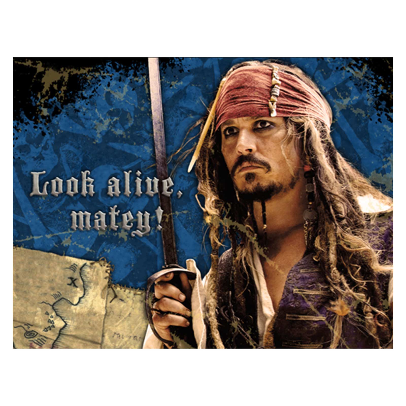 Pirates Of The Caribbean Invitation Cards 8pcs Party Accessories - Party Centre